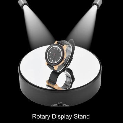 Rotating Jewelry Display Stand 18cm Mirror Turntable by HitMyNeed
