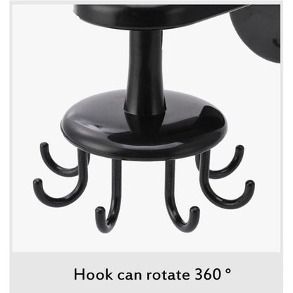 Rotating Kitchen Utensil Hanger with 6 Hooks by HitMyNeed