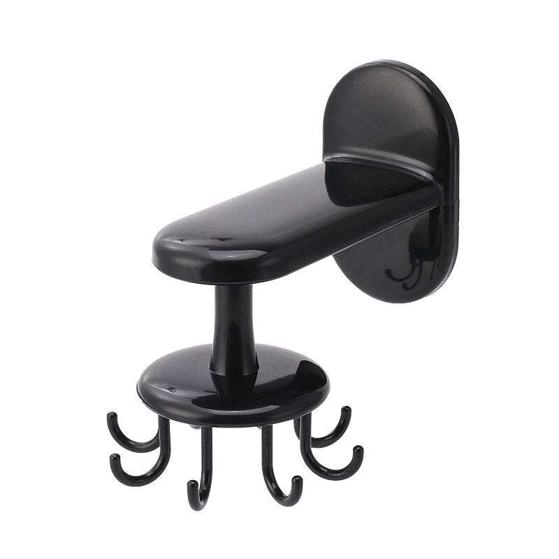 Rotating Kitchen Utensil Hanger with 6 Hooks by HitMyNeed