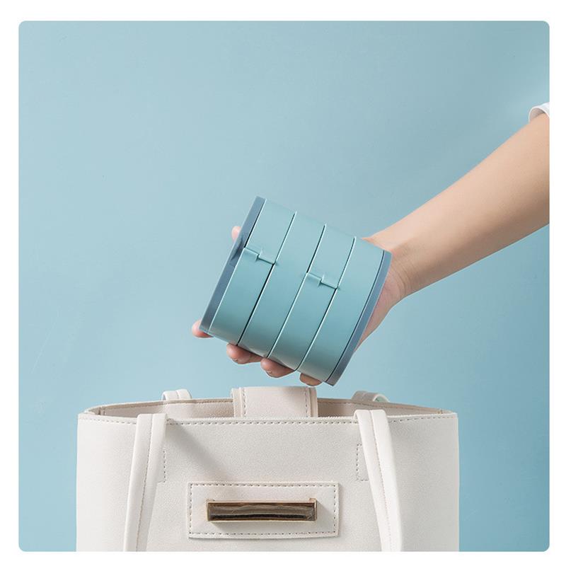 Rotating Multilayer Jewelry Storage Stand with Tray by HitMyNeed