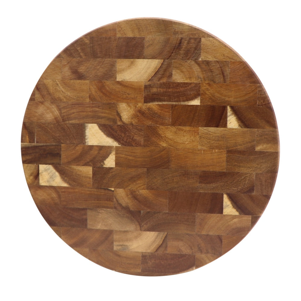 Round Acacia Wood Cutting Board 30cm by HitMyNeed