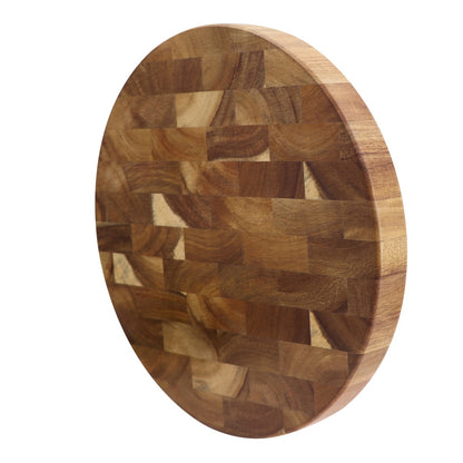 Round Acacia Wood Cutting Board 30cm by HitMyNeed