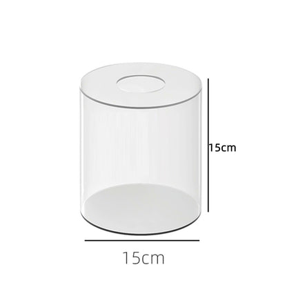 Round Acrylic Fillable Cake Stand Display 20cm-height-5cm by HitMyNeed