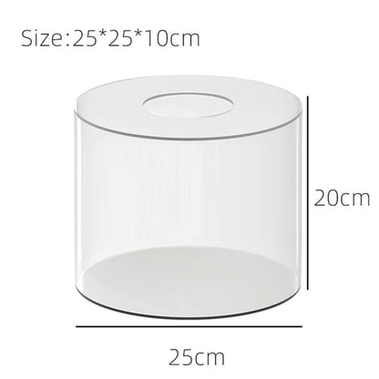 Round Acrylic Fillable Cake Stand Display by HitMyNeed