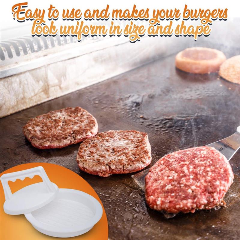 Round Burger Patty Presser with Handle by HitMyNeed