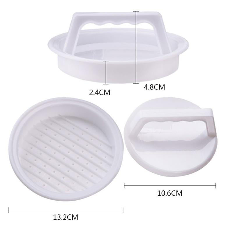 Round Burger Patty Presser with Handle by HitMyNeed