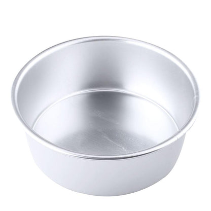 Round Cake Pan 8-Inch Aluminum Baking Tin by HitMyNeed