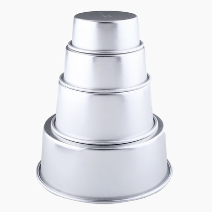 Round Cake Pan 8-Inch Aluminum Baking Tin by HitMyNeed