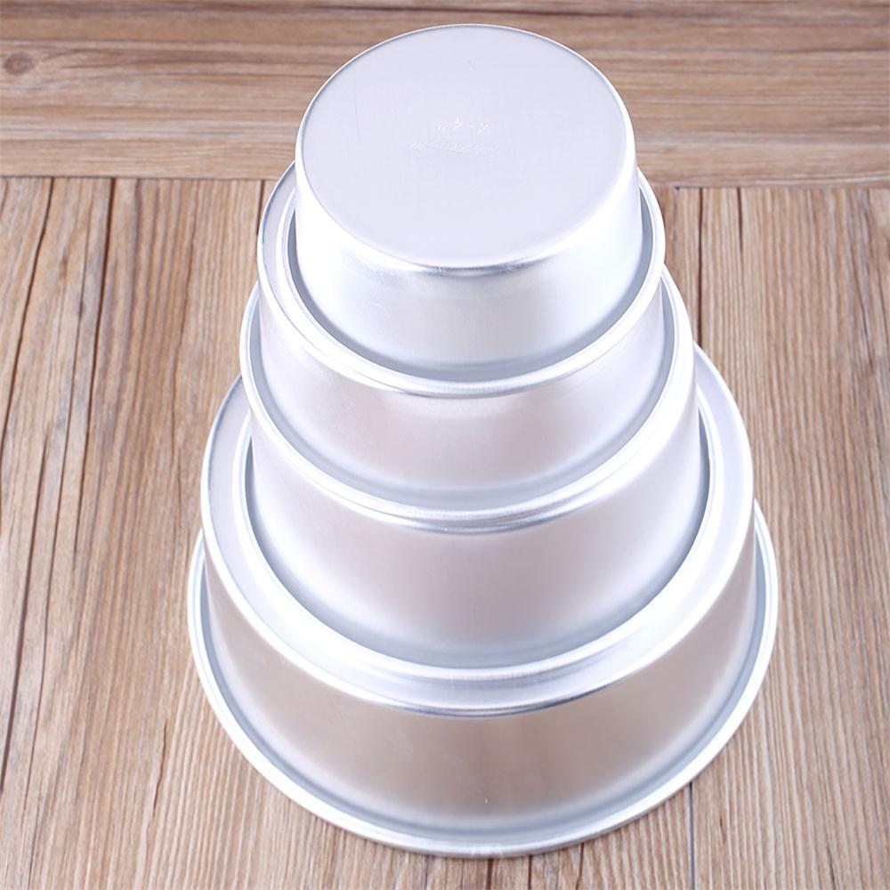 Round Cake Pan 8-Inch Aluminum Baking Tin by HitMyNeed