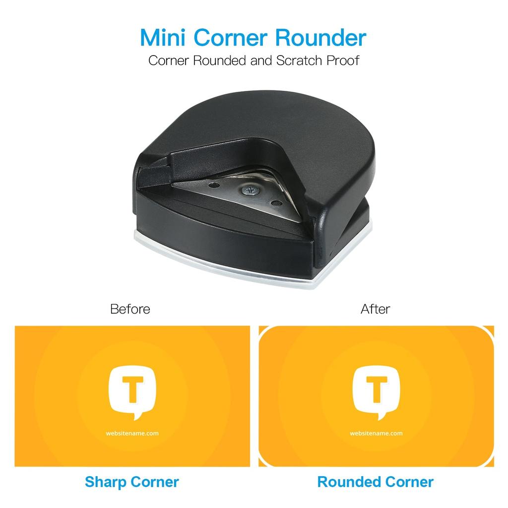 Round Corner Paper Cutter Punch, 4mm Radius by HitMyNeed