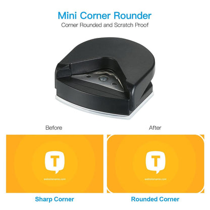 Round Corner Paper Cutter Punch, 4mm Radius by HitMyNeed
