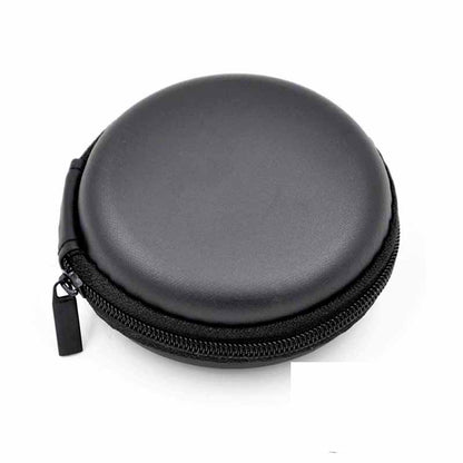 Round Earphone Storage Case with Zipper by HitMyNeed