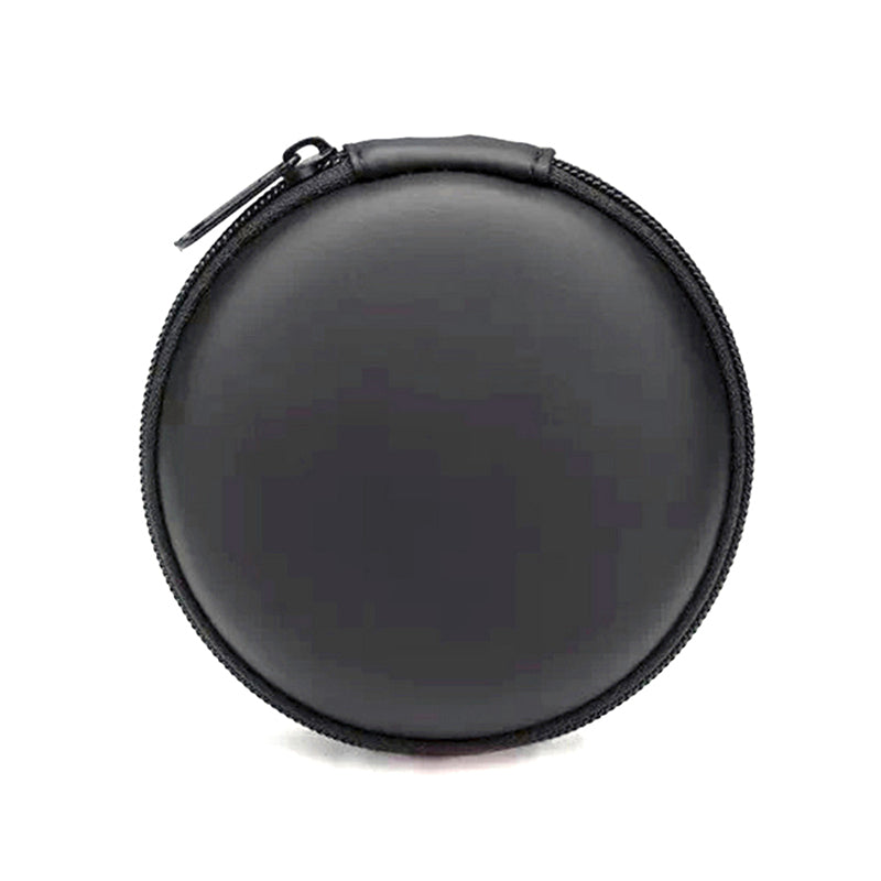 Round Earphone Storage Case with Zipper by HitMyNeed