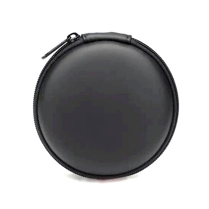 Round Earphone Storage Case with Zipper by HitMyNeed
