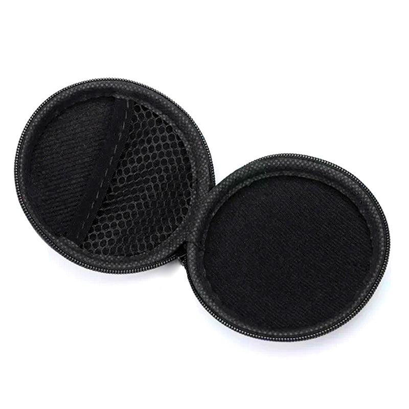 Round Earphone Storage Case with Zipper by HitMyNeed