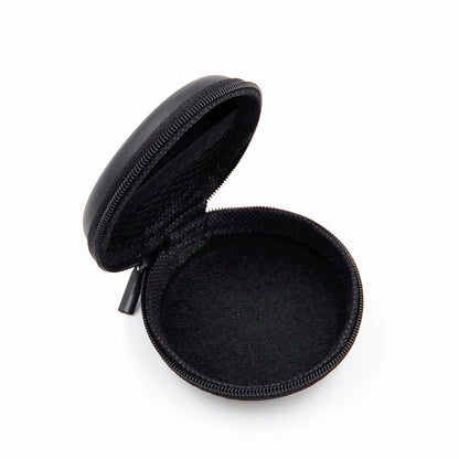 Round Earphone Storage Case with Zipper by HitMyNeed