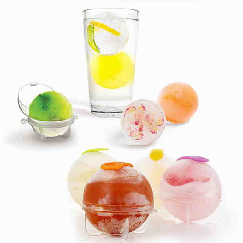 Round Ice Ball Maker Moulds Set of 4 by HitMyNeed