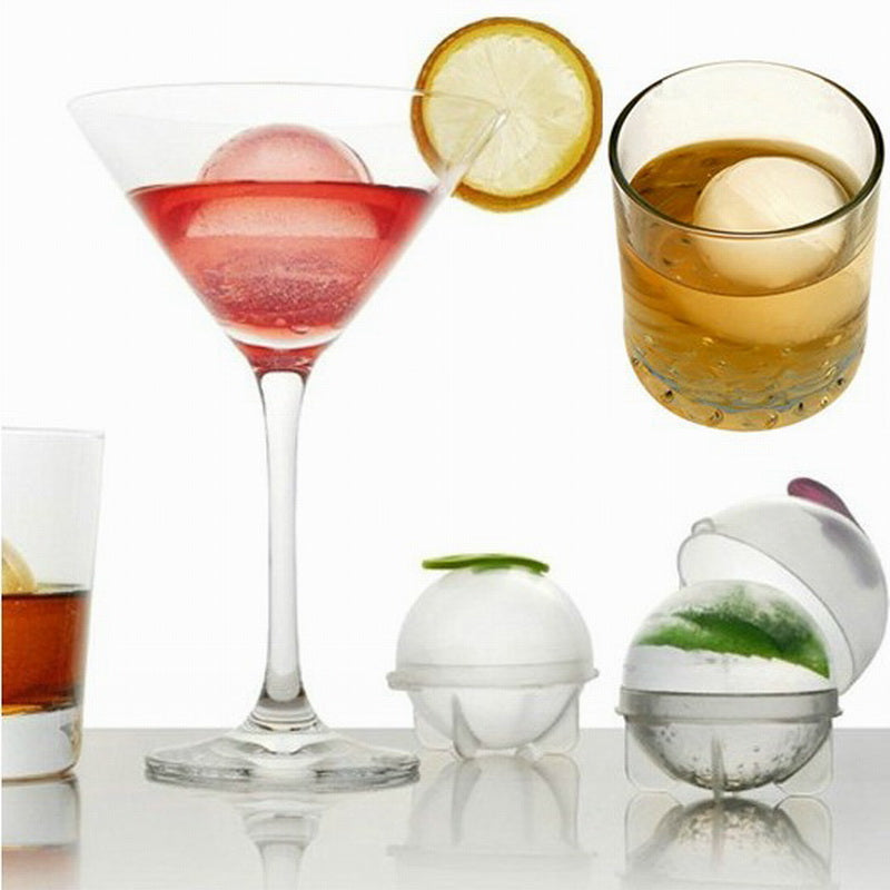 Round Ice Ball Maker Moulds Set of 4 by HitMyNeed