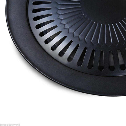 Round Korean BBQ Grill Plate with Holder 32cm by HitMyNeed