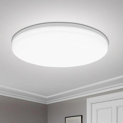 Round LED Ceiling Light for Modern Indoor Rooms cold-white 30cm-48w by HitMyNeed