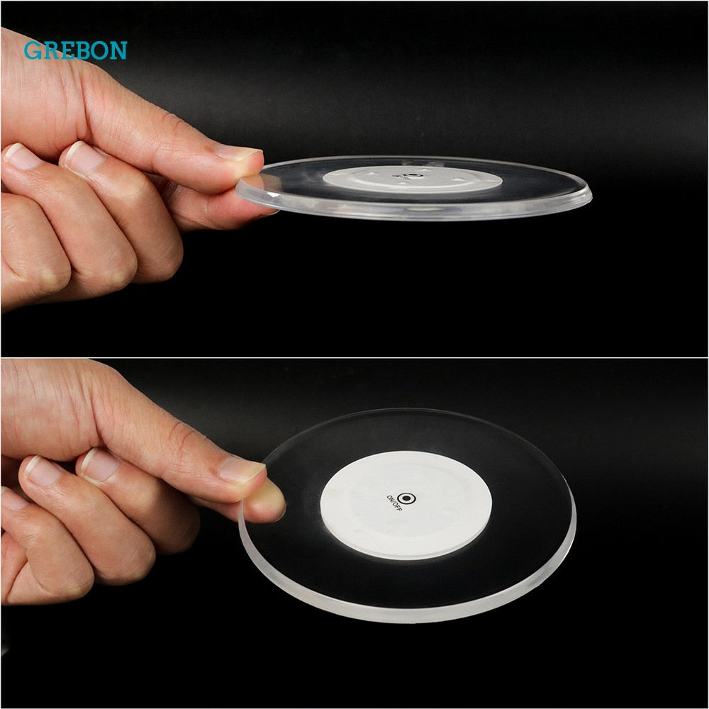 Round LED Light Up Drink Coaster by HitMyNeed
