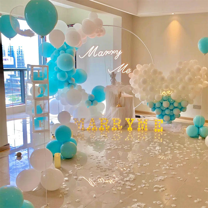 Round Metal Balloon Arch Stand for Event Backdrops by HitMyNeed