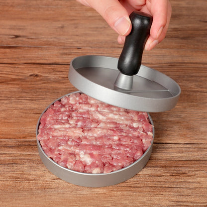 Round Metal Burger Patty Mold with Non-Stick Surface by HitMyNeed