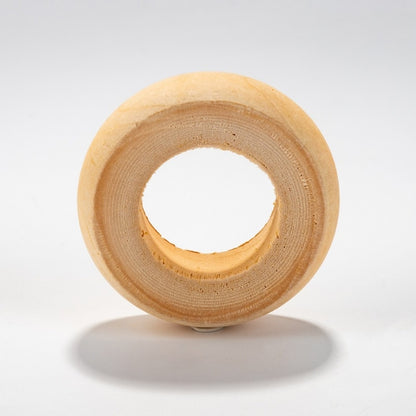 Round Natural Wood Napkin Rings Set of 10 by HitMyNeed
