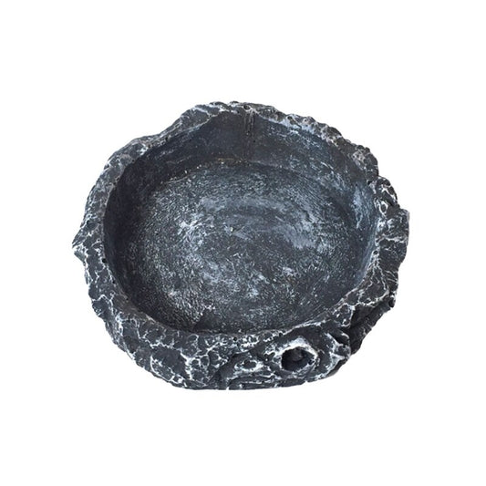 Round Resin Reptile Food Bowl 8cm by HitMyNeed