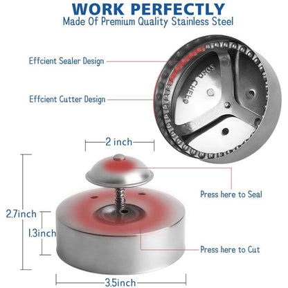 Round Sandwich Crust Cutter Press by HitMyNeed