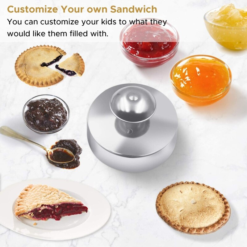 Round Sandwich Crust Cutter Press by HitMyNeed