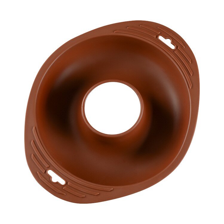 Round Silicone Donut Cake Pan with Handles by HitMyNeed