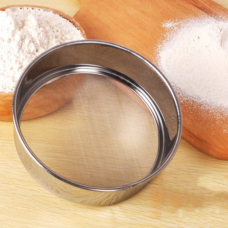 Round Stainless Steel Flour Sieve 15cm by HitMyNeed