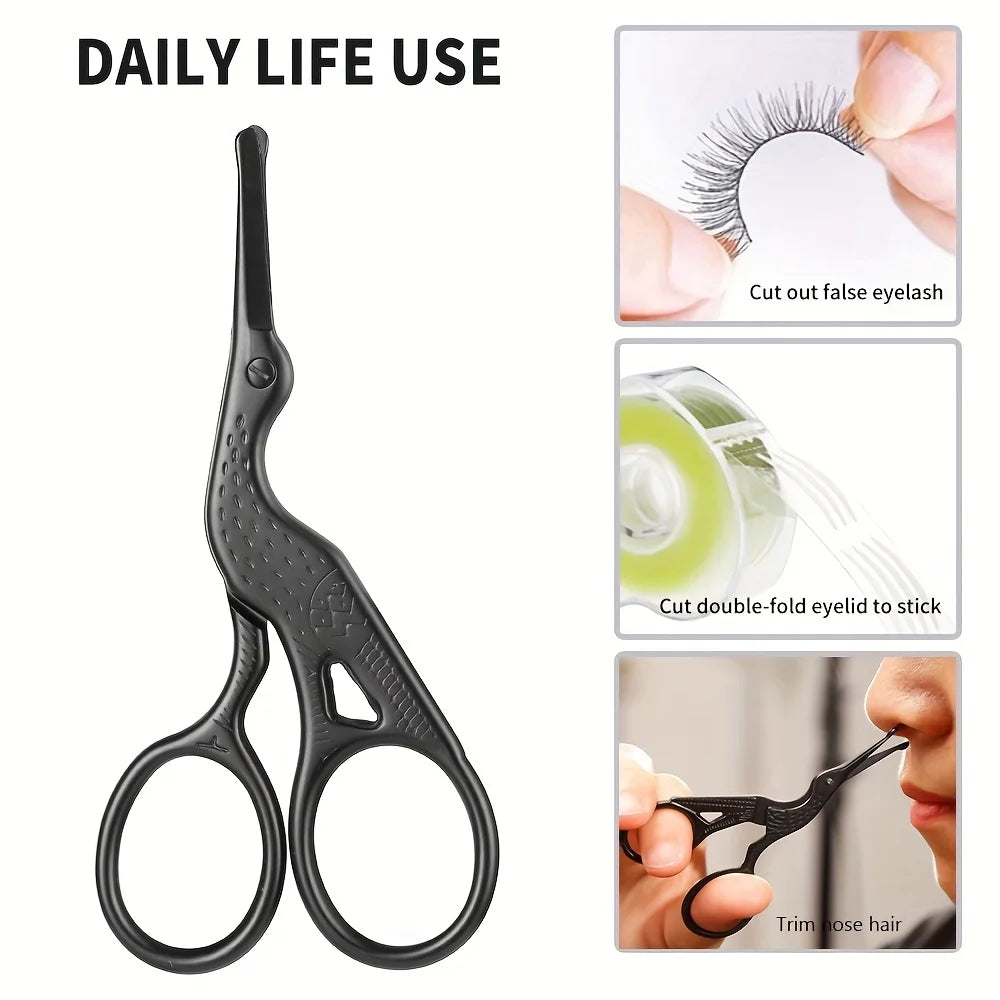 Round Tip Stainless Steel Nose & Eyebrow Scissors by HitMyNeed