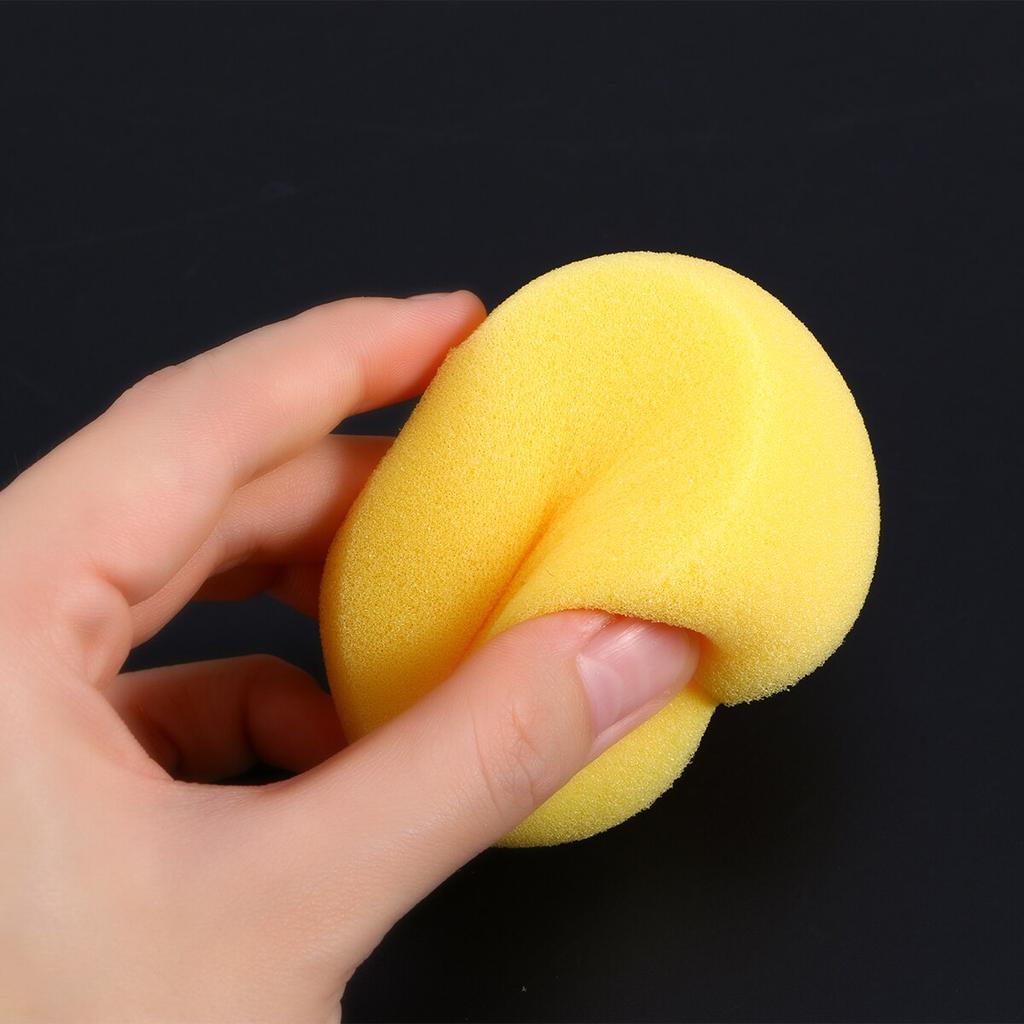 Round Yellow Art Sponges Set (12 Pack) by HitMyNeed