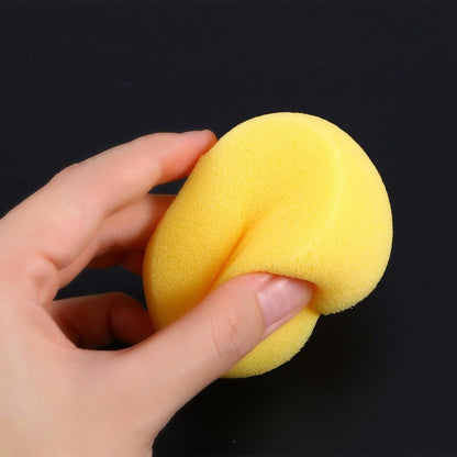 Round Yellow Art Sponges Set (12 Pack) by HitMyNeed