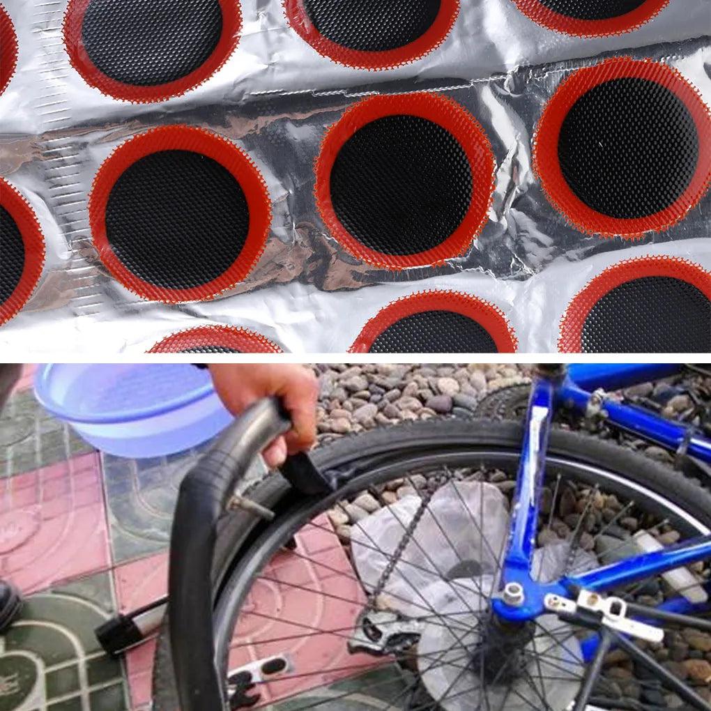 Rubber Bicycle Tire Patch Set (48 Pieces) by HitMyNeed