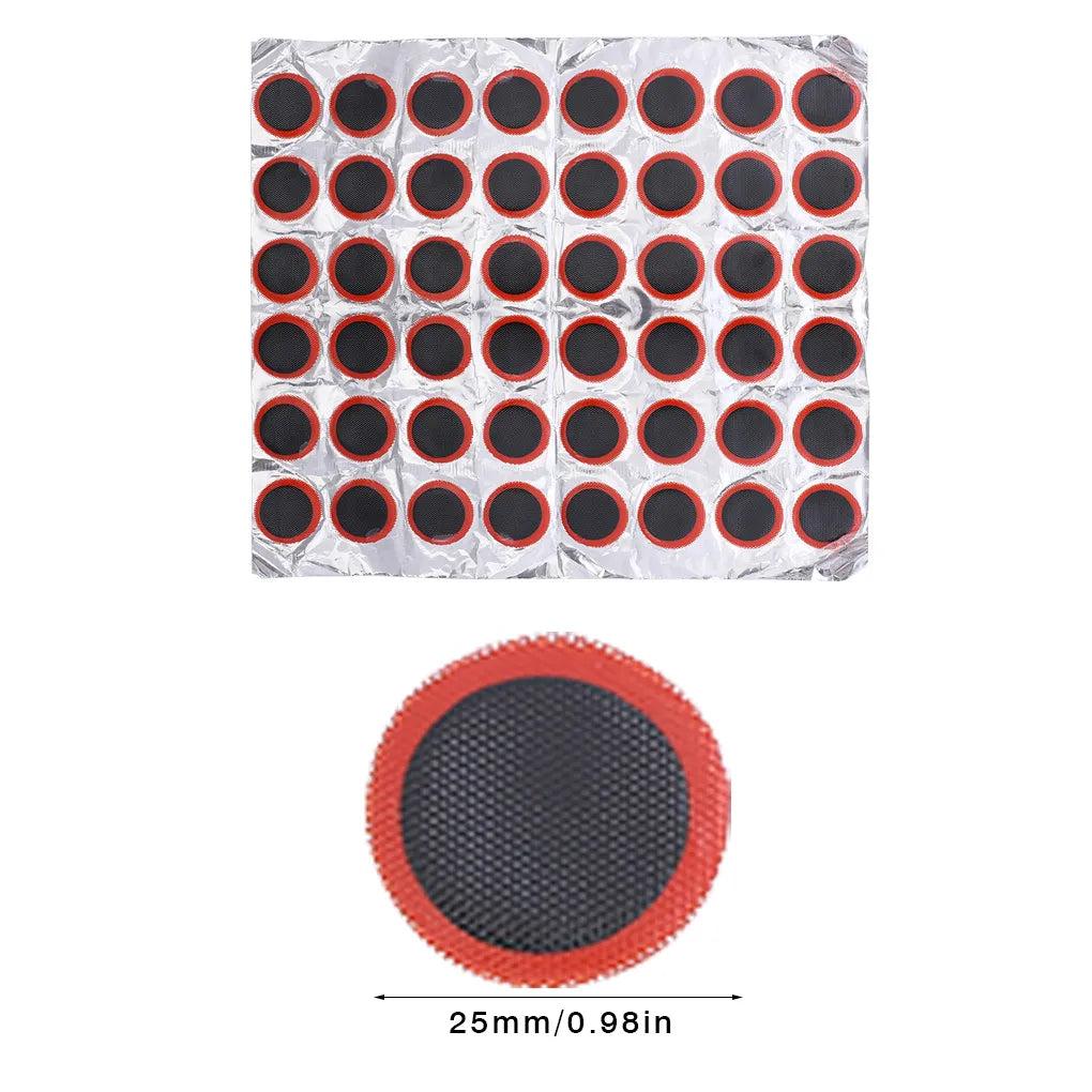 Rubber Bicycle Tire Patch Set (48 Pieces) by HitMyNeed