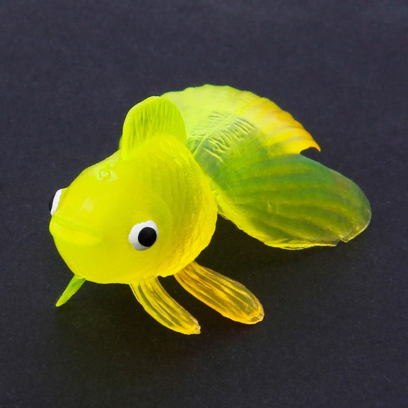 Rubber Fake Goldfish Toys, 20 Pack by HitMyNeed