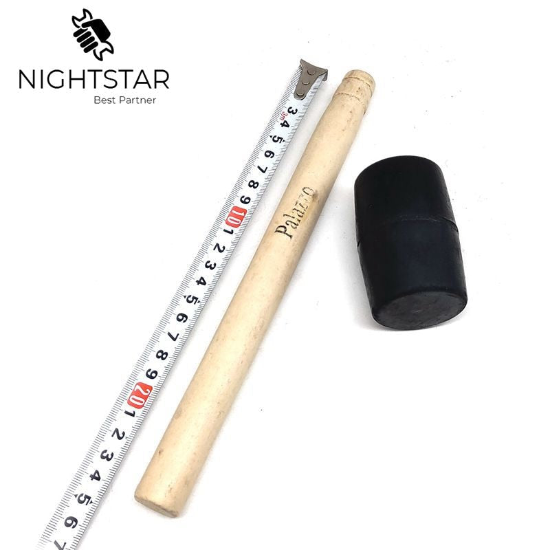 Rubber Mallet with Wood Handle 250mm by HitMyNeed