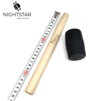 Rubber Mallet with Wood Handle 250mm by HitMyNeed