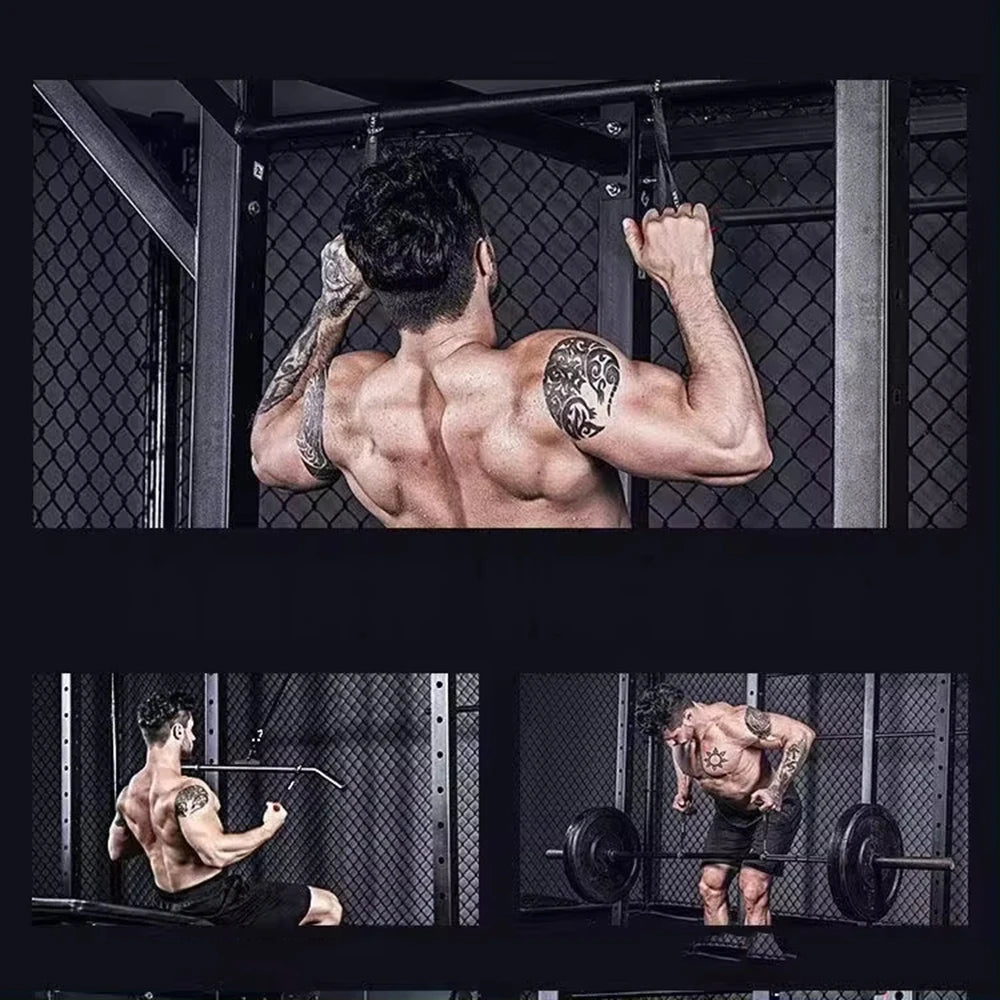 Rubber Neutral Grip Pull Up Cable Machine Handles by HitMyNeed