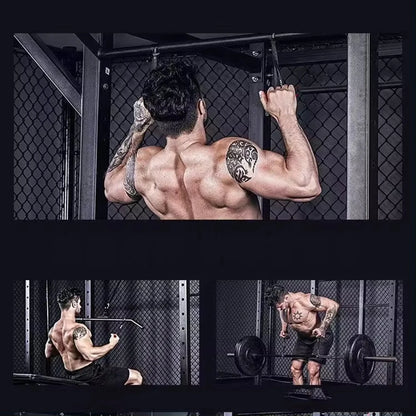 Rubber Neutral Grip Pull Up Cable Machine Handles by HitMyNeed