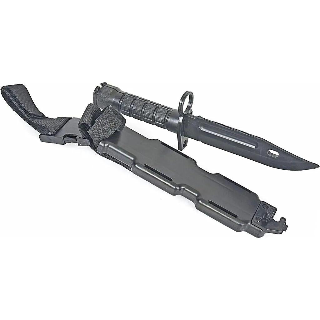Rubber Training Knife with Sheath - Flexible Dagger Prop by HitMyNeed