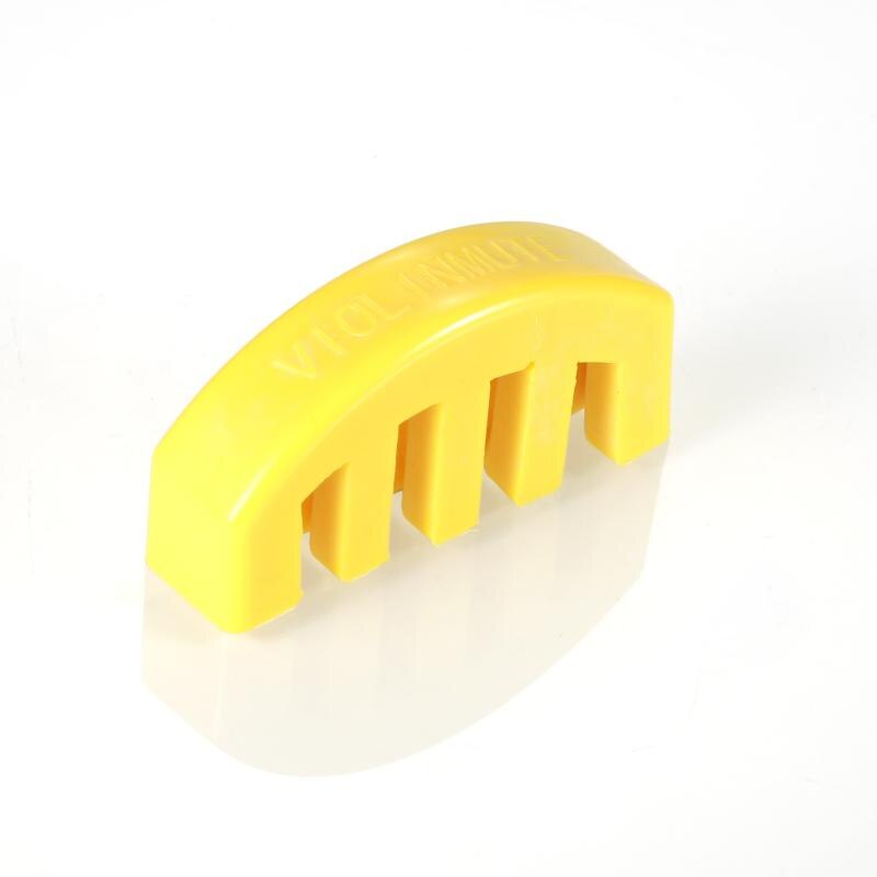 Rubber Violin Practice Mute Silencer 4/4 yellow by HitMyNeed