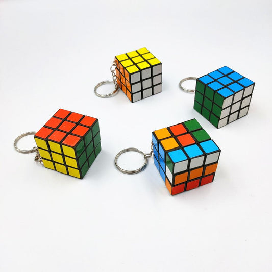 Rubik's Cube Keychain 3x3 Mini Puzzle by HitMyNeed