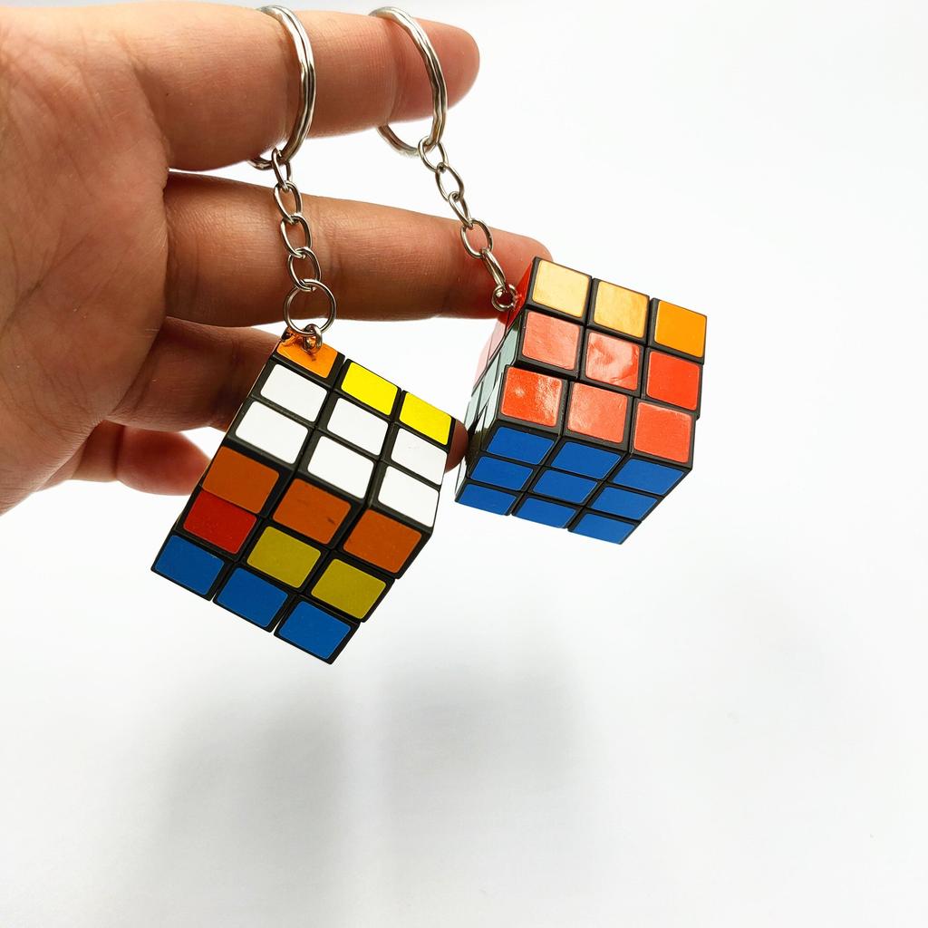 Rubik's Cube Keychain 3x3 Mini Puzzle by HitMyNeed