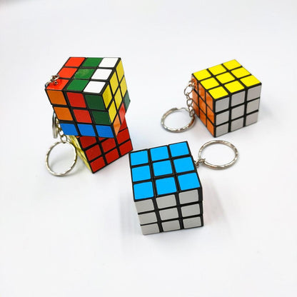 Rubik's Cube Keychain 3x3 Mini Puzzle by HitMyNeed