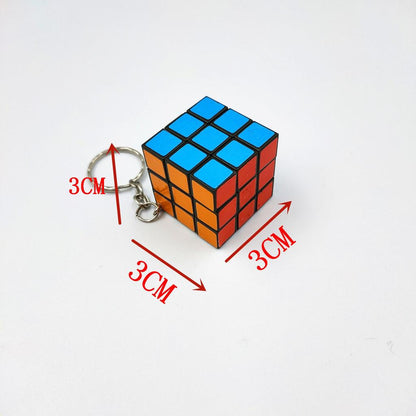 Rubik's Cube Keychain 3x3 Mini Puzzle by HitMyNeed