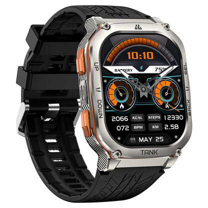 Rugged GPS Smartwatch with AMOLED AOD Display by HitMyNeed